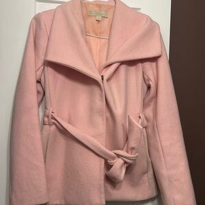 Women's Pink Wool Jacket